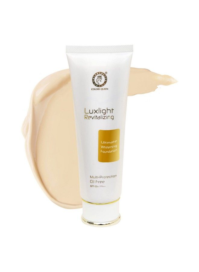 Luxlight Revitalizing Foundation; Oil Free Multi Protection Foundation Comes With Spf30+ And Pa+++ Which Provides Non Sticky And Matte Finish ;Waterproof Foundation Long Lasting (Beige)