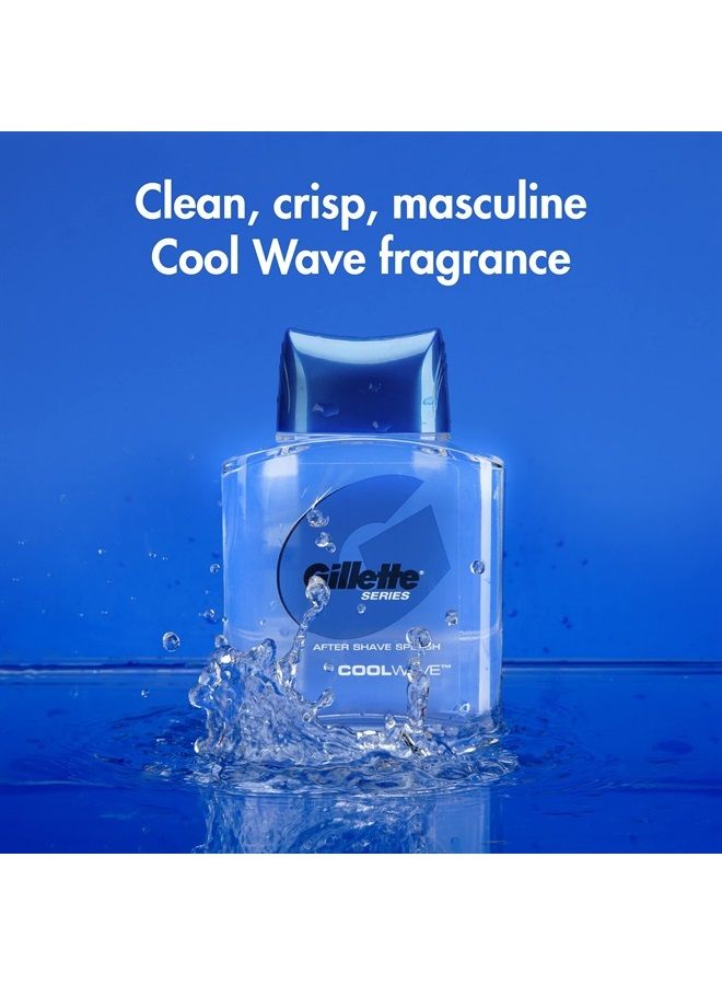 Series Cool Wave After Shave, Aftershave for Men, After Shave Cologne Men, 3.3 fl oz, 100 ml, After Shave Lotion for Men, Post Shave Balm Men, Aftershave, Mens Aftershave, Aftershave Balm