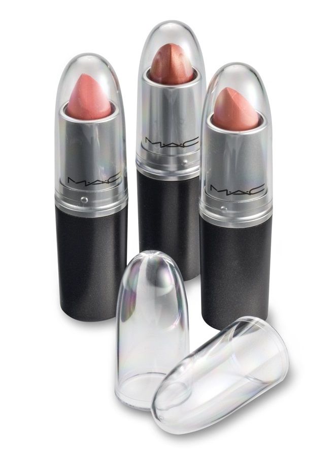 Clear Acrylic Lipstick Caps - Replaces Original Individual MAC Lipstick Caps - See Your Favorite Lipstick Color Easily (24 Pack)