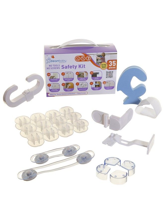 No Tools No Screws Safety Kit Home Baby Proofing Kit 35 Pcs Model L7081