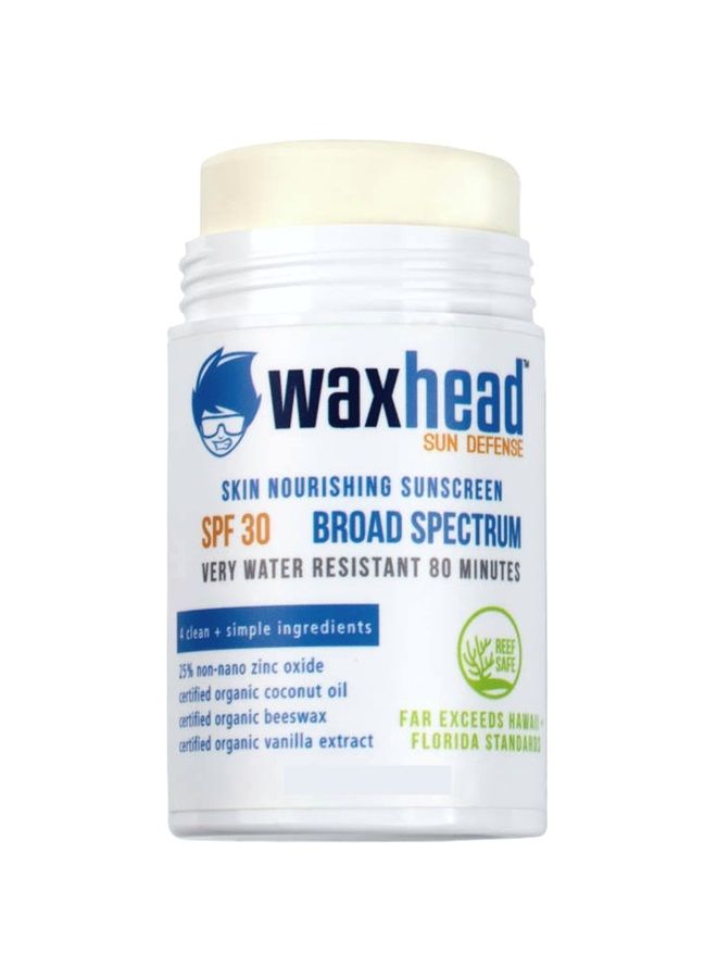 Waxhead Coral Reef Safe Sunscreen Stick - Biodegradable Sunscreen for Face and Body, Mineral Sunscreen for Baby, Tattoo, Hawaii Approved, Waterproof, Matte, Physical Zinc Oxide Sunscreen Face Stick