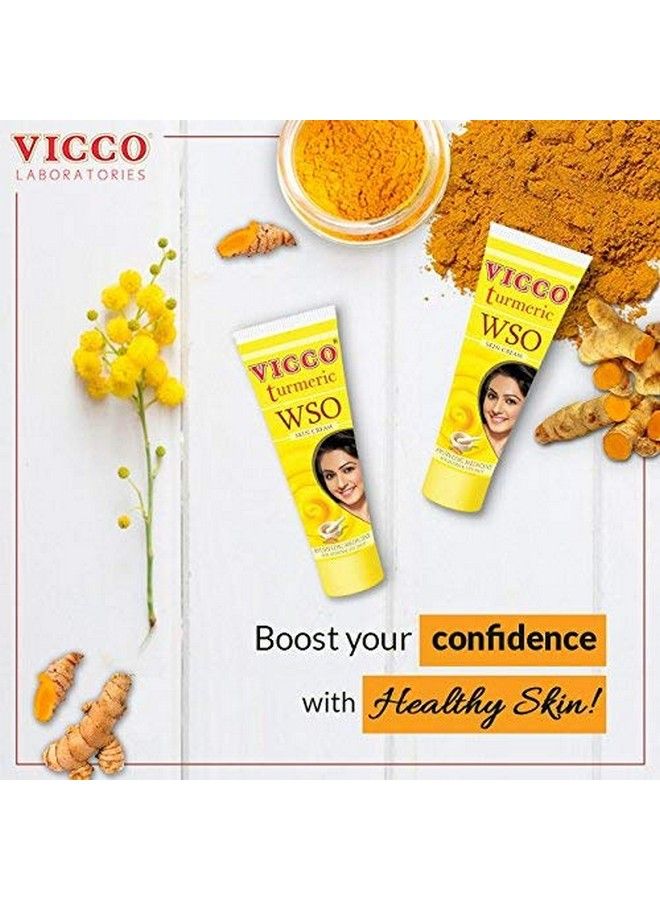 Turmeric No Pimples Pack Of 3 Turmeric Cream With Foam Base(70Gm) Turmeric Wso Cream(60Gm)