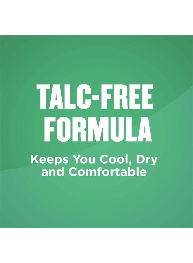 Men's Essentials Talc-Free Body Powder, 10 oz., Refresh 360 Scent, Wetness Protection