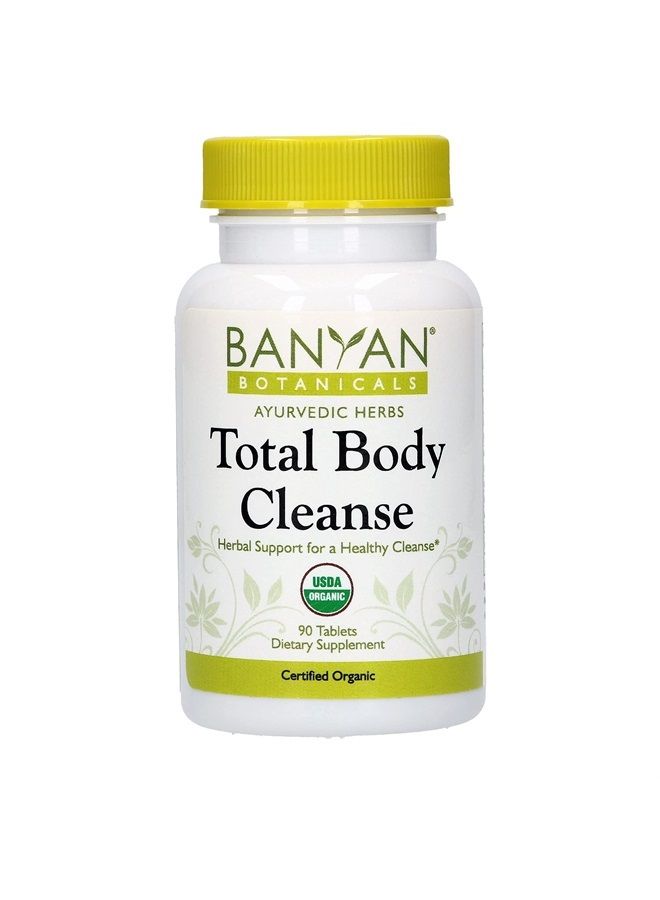 Total Body Cleanse – Organic Detox Supplement with Amla & Manjistha – Supports Ayurvedic Cleanses, Detoxification, & Liver Function* – 90 Tablets – Non GMO Sustainably Sourced Vegan