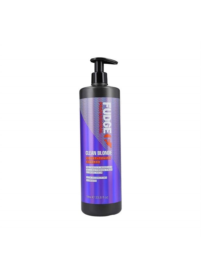 Shampoo by Fudge Clean Blonde Violet-Toning Shampoo 1000ml