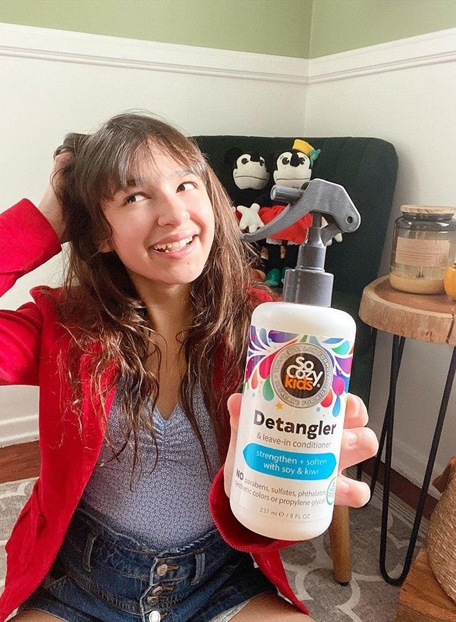 So Cozy Detangler & Leave In Conditioner Spray - Hair Detangler Spray for Kids - Paraben-Free Leave In Hair Conditioner & Detangling Spray - Kids Leave In Conditioner for Frizzy Hair (8 fl oz)