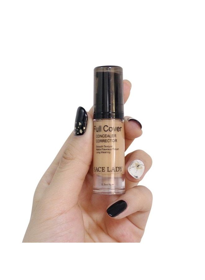 Under Eye Concealer Makeup, Full Coverage Anti-aging Long Lasting Concealer Correctors for Dark Circles Spots Face Make Up