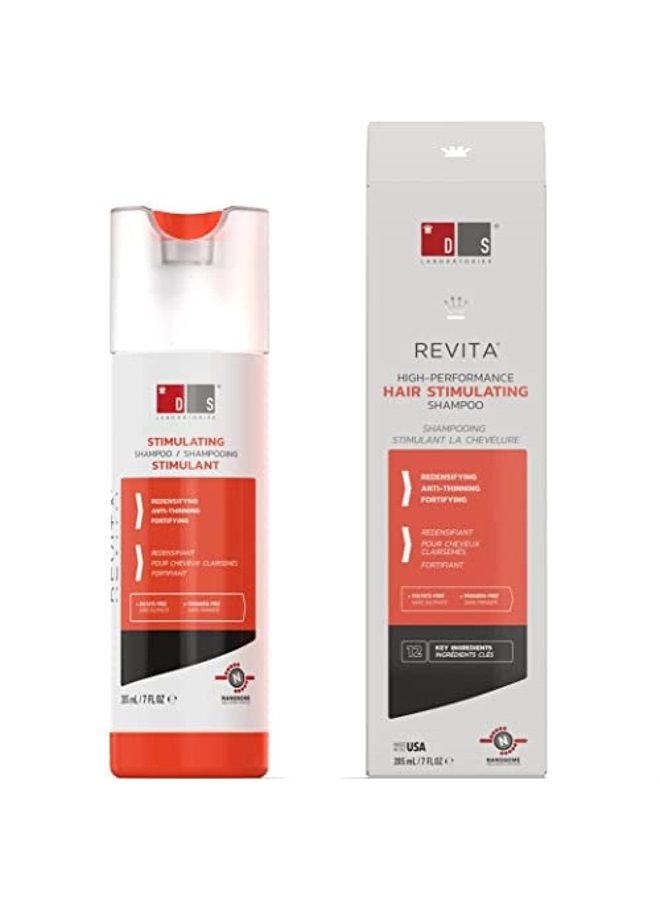 Revita Shampoo For Thinning Hair by DS Laboratories - Volumizing, Thickening Shampoo for Men and Women, Supports Hair Growth, Hair Strengthening, Sulfate Free, 7 Fl Oz (205mL) - Packaging May Vary