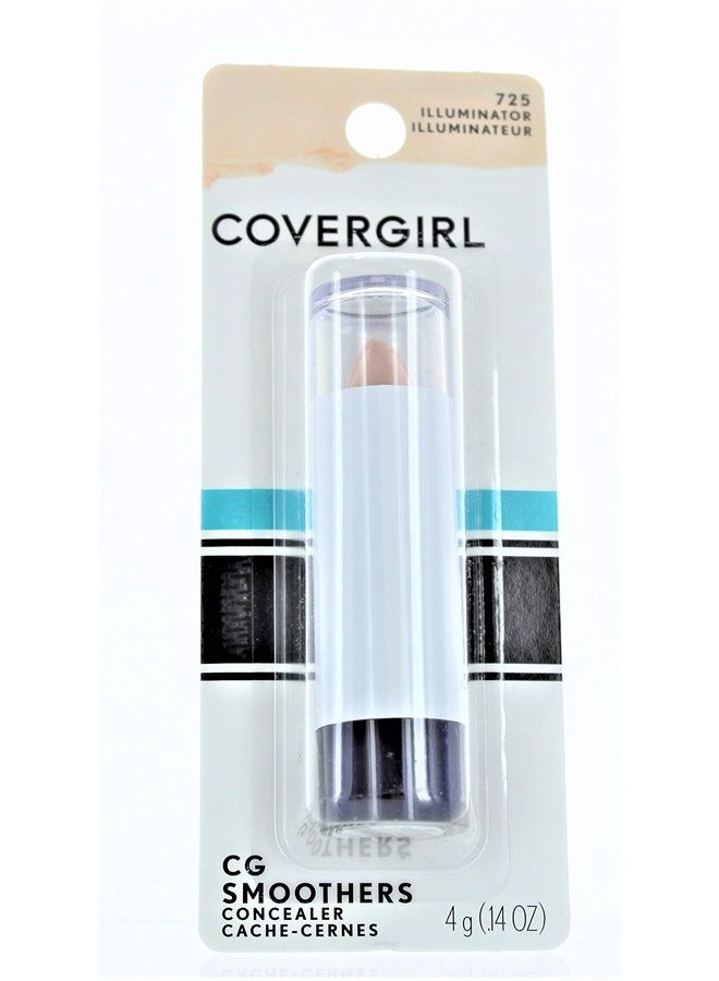 CoverGirl Smoothers Concealer, Illuminator [725] 0.14 oz (Pack of 2)