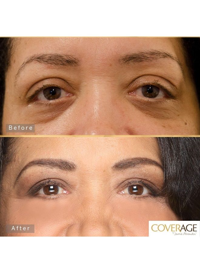 CoverAge Eye Concealer by Jerome Alexander - 5-in-1 Concealer Stick and Eye Roller Ball, Under Eye Circle Concealer, Corrector, Moisturizer, & Tightener for Anti-Aging