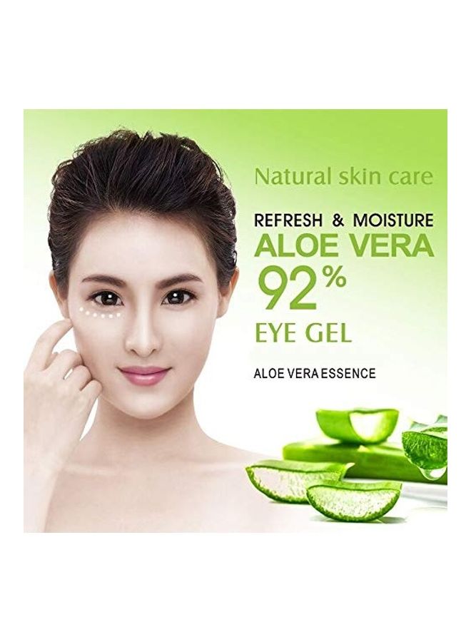 Aloe Vera Hydrating Eye Gel Cream To Reduces Dark Circles Green 20grams