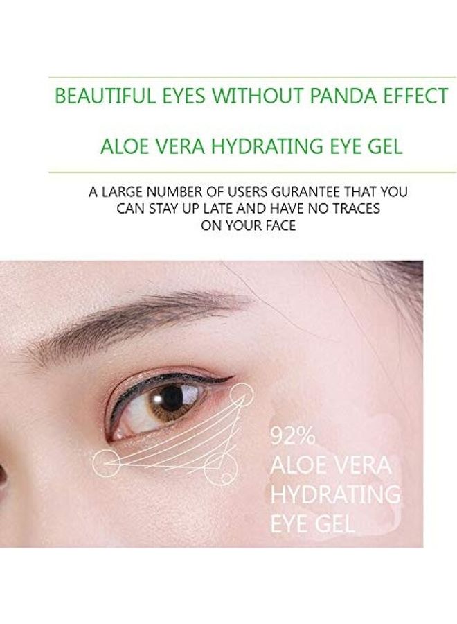 Aloe Vera Hydrating Eye Gel Cream To Reduces Dark Circles Green 20grams