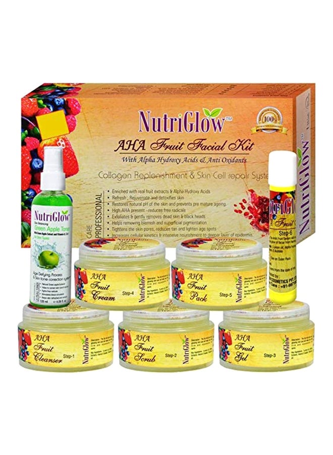 AHA Fruit Facial Kit With Green Apple Toner