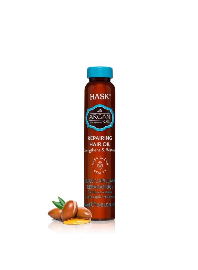 Hask Argan Oil Repairing Shine Hair Oil 5/8 oz
