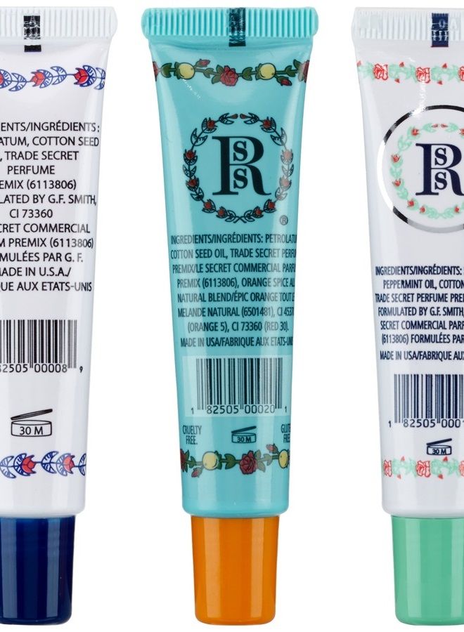 Rosebud Lip Balm Trio
