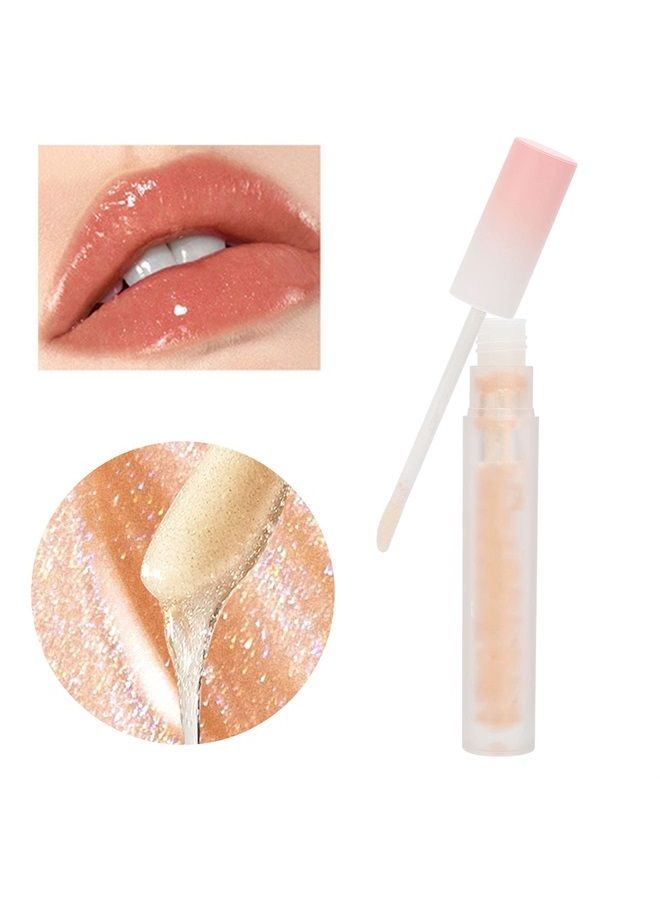 Lip Lines Fading Oil, Hyaluronic Acid Lip Gloss Oil Lip Care Oil Shiny Nourishing Lip Gloss for Makeup