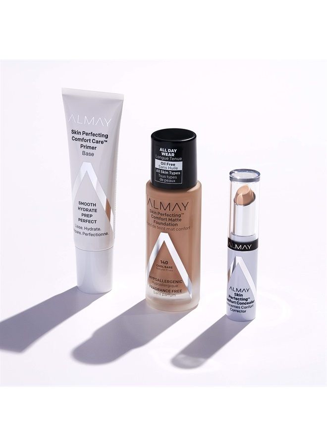 Skin Perfecting Comfort Concealer, Hypoallergenic, Cruelty Free, -Fragrance Free, Dermatologist Tested, Medium/Tan