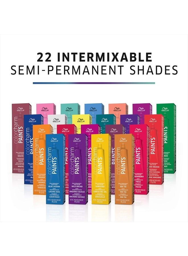 Paints Semi-Permanent Hair Dye for Temporary Hair Color, Intermixable Shades, Light Pink