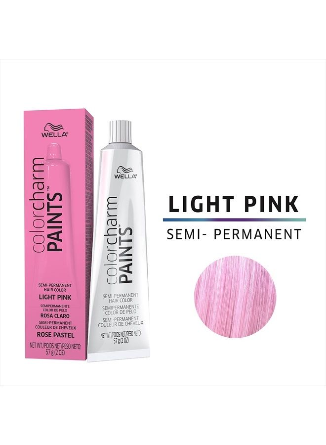 Paints Semi-Permanent Hair Dye for Temporary Hair Color, Intermixable Shades, Light Pink