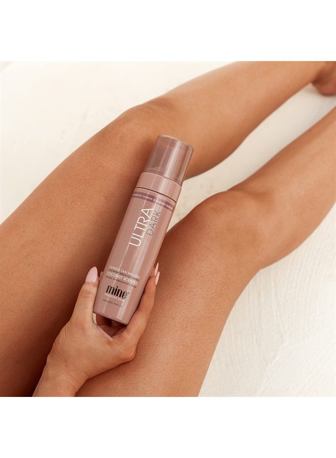 MineTan Self Tanners Best Sellers Bundle, Ultra Dark Forever Bronze Kit - Includes Ultra Dark Self Tanner Mousse, Invisible Color Tanning Lotion + Self Tanning Mitt, No Orange Tones or Fake Tan Smell