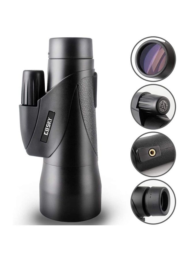 Monocular Telescope, 12x50 ED Glass Monocular for Adult, Ultra HD Multi with High Powerful Coated, BAK4 Prism & Waterproof Suitable for Bird Watching Hunting Camping Wildlife -1250ED