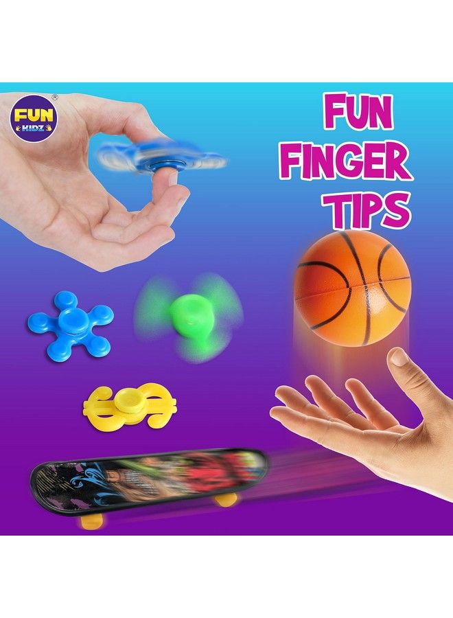 Fidget Pack Box For Boys Girls 412 Funkidz Fidget Toys For Kids 57 Autistic Sensory Mystery Birthday Gifts In Reusable Portable Treasure Box Nice Party Favors