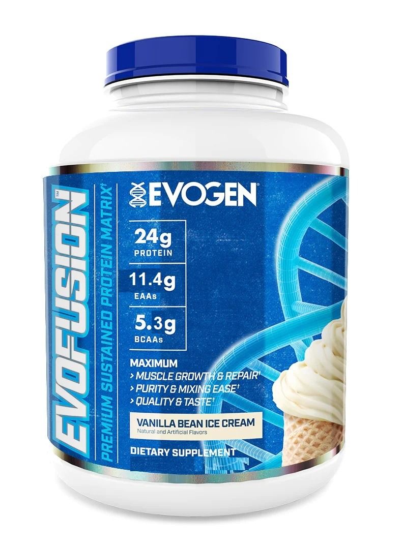 EVOFUSION Premium Protein Matrix Vanilla Bean Ice Cream 60 Servings 2.09 KG