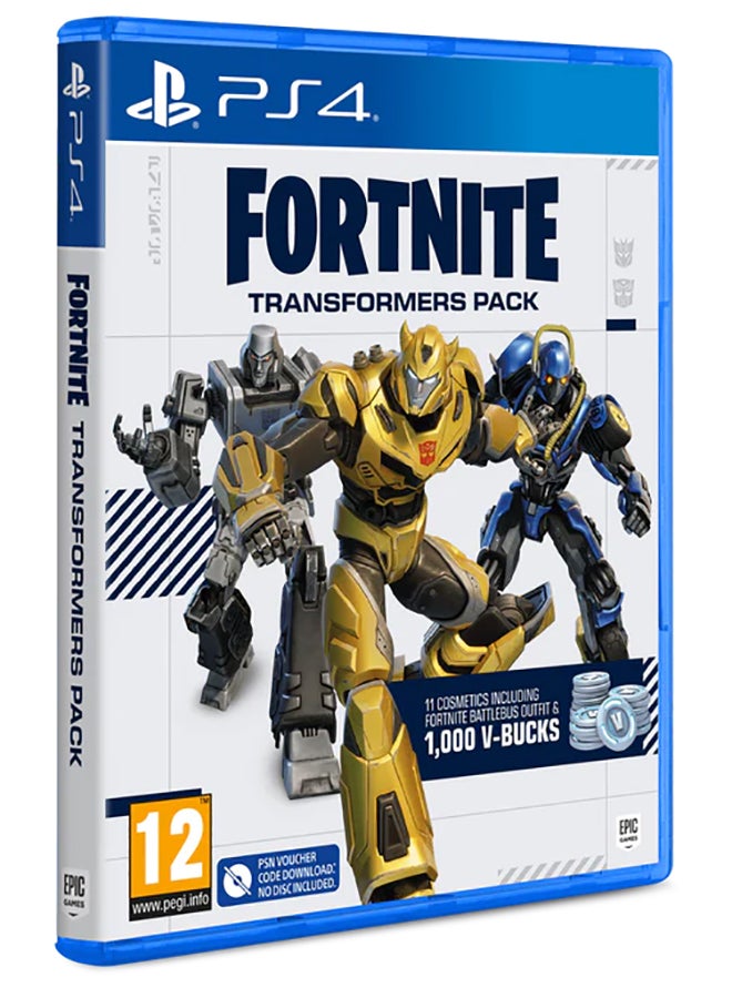 Fortnite - Transformers Pack PS4 PEGI (No Disc Included) - PlayStation 4 (PS4)