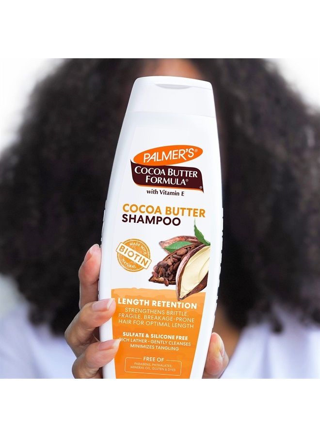 , Cocoa Butter Formula Biotin Length Retention Shampoo, 13.5 Fl Oz