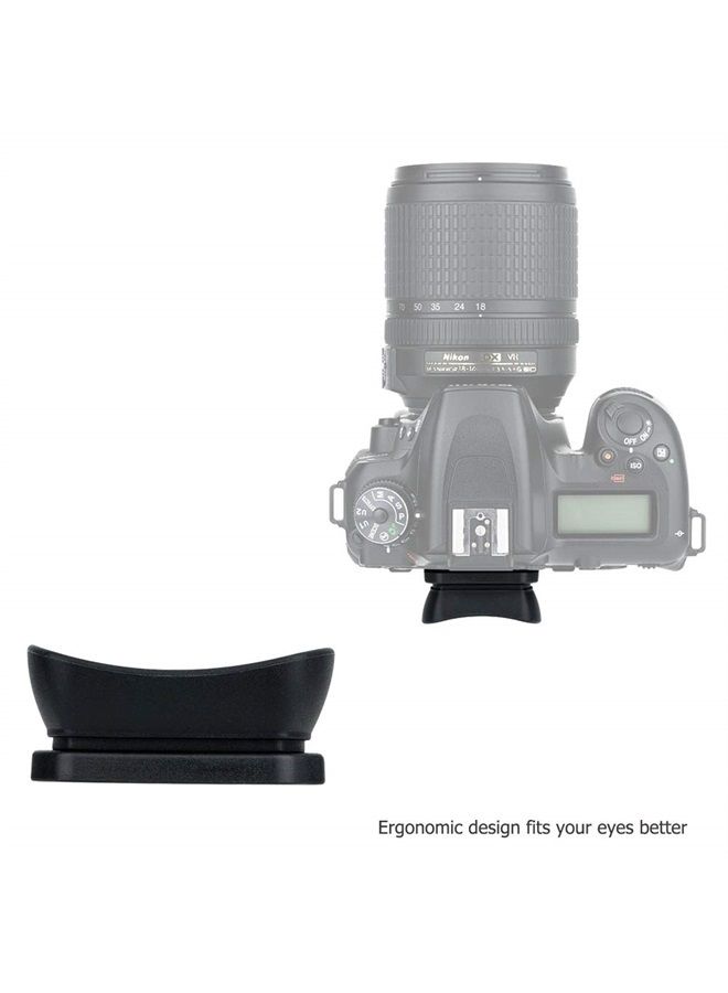 Soft Silicon Camera Viewfinder Eyecup Eyepiece Eyeshade for Nikon D780 D750 D610 D600 D7500 D7200 D7100 D7000 D5600 D5500 D5300 D5200 D5100 D5000 D3500 D3400 D3300 Replaces DK-21 DK-28 DK-25 24 23 20