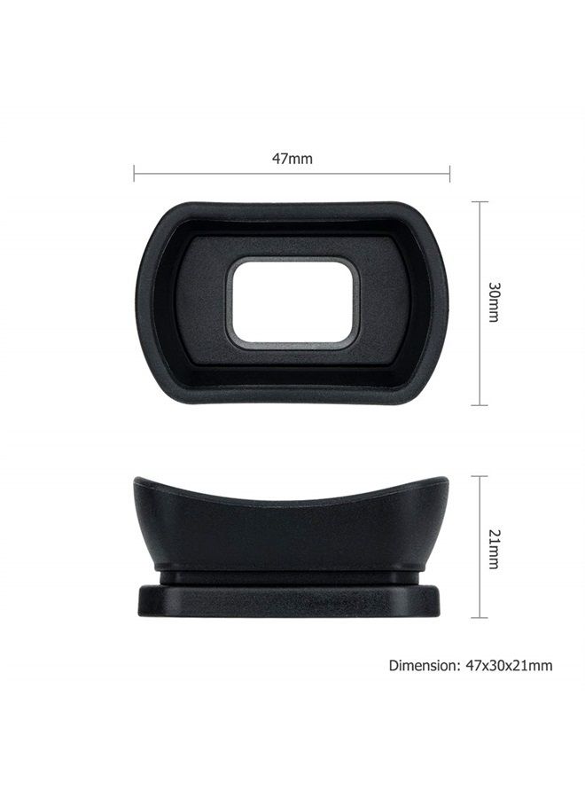 Soft Silicon Camera Viewfinder Eyecup Eyepiece Eyeshade for Nikon D780 D750 D610 D600 D7500 D7200 D7100 D7000 D5600 D5500 D5300 D5200 D5100 D5000 D3500 D3400 D3300 Replaces DK-21 DK-28 DK-25 24 23 20