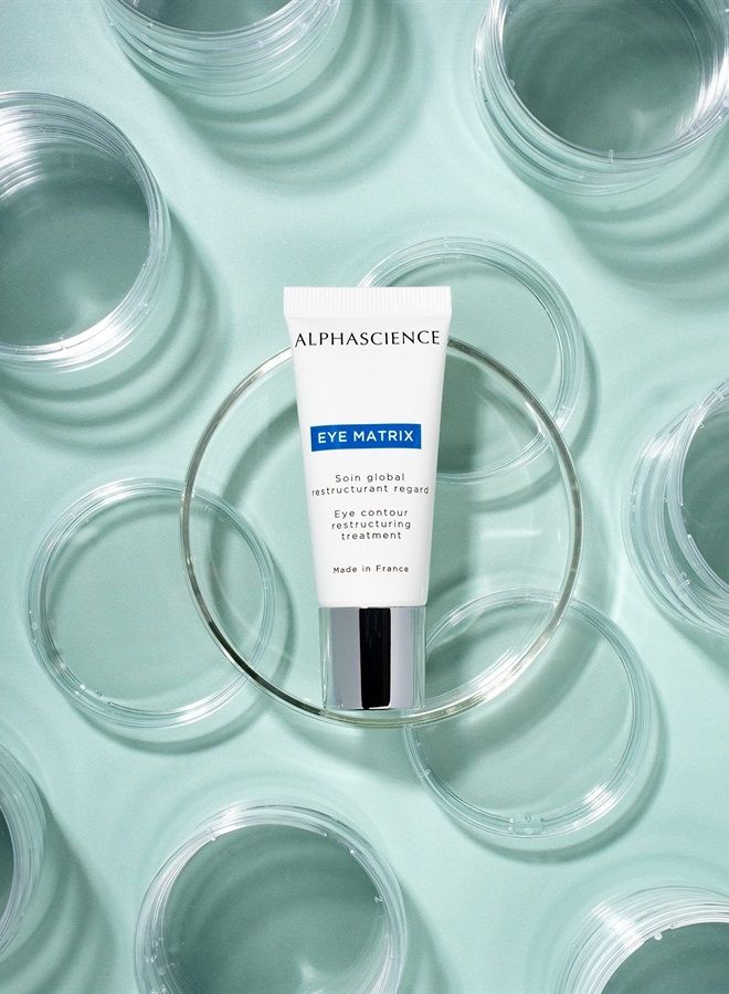 EYE MATRIX 15 ml / 0.50 Fl Oz - anti-aging eye treatment - restructures the skin - hydrating action - all skin types - Made in France - Fragrance free - Paraben free