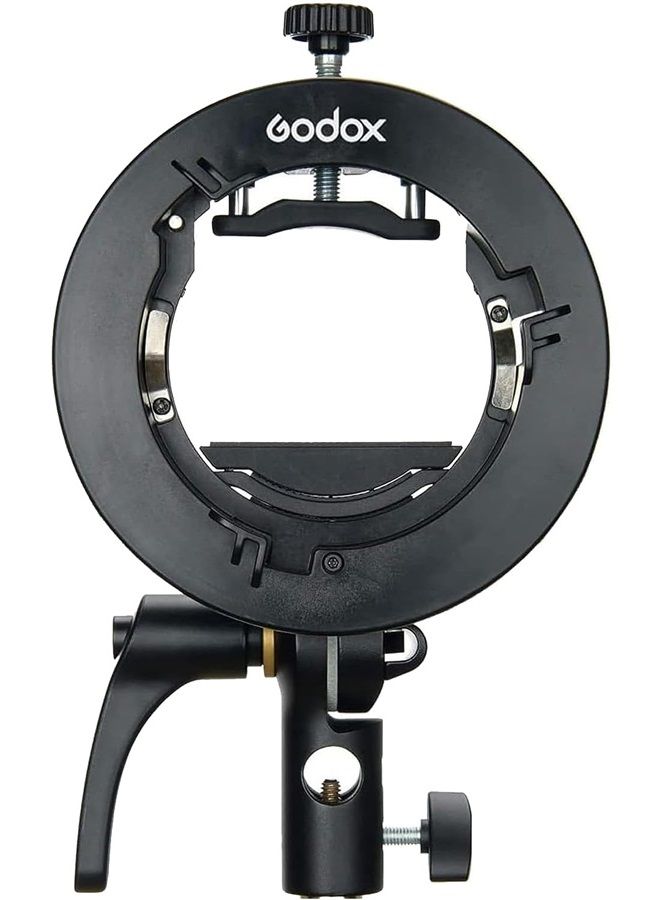 Godox S2 Bowen Mount S-Type Flash Holder Bracket for Godox V1 V860II AD200 AD200Pro AD400Pro Speedlite Strobe Flash