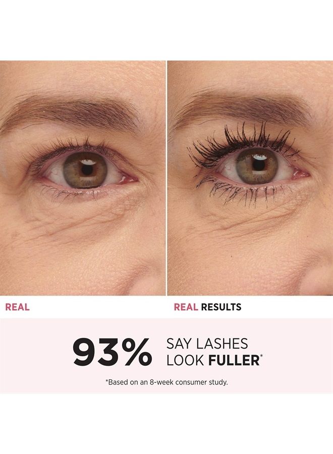 Hello Lashes+ Volumizing Mascara & Lash Serum - Easy-to-Remove Formula - With Biotin, Argan Oil & Jojoba Oil - 0.28 fl oz