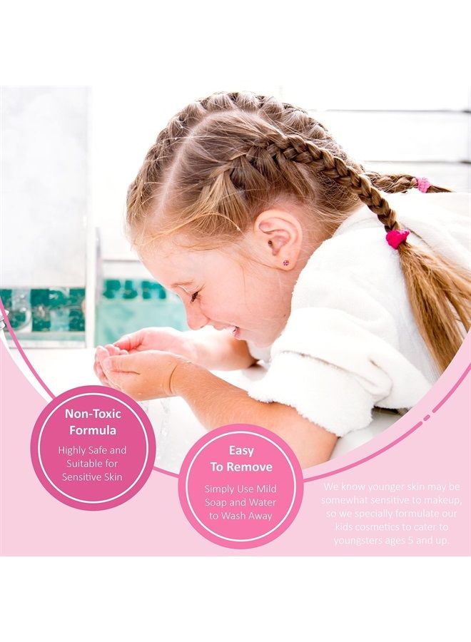 14pc Fruity Flavored Lip Gloss Set, Long Lasting Glossy Lip Makeup for Kids/Teens - Fruity Flavors Lip Gloss Value Pack, Girls Party Favors, Stocking Stuffers, Non Toxic Lip Gloss