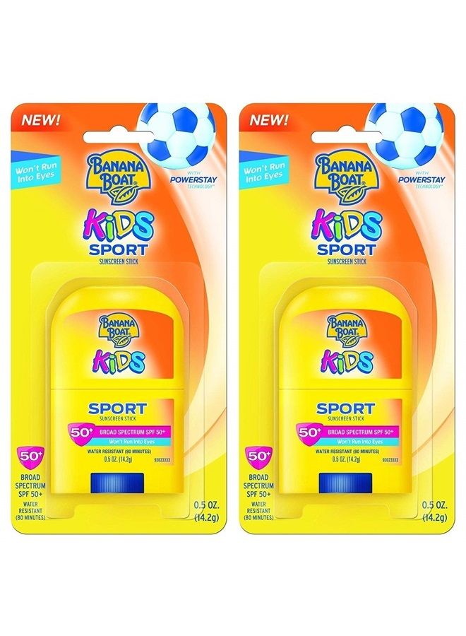 Spf#50+ Kids Sport Stick 0.5 Ounce (14ml) (2 Pack)