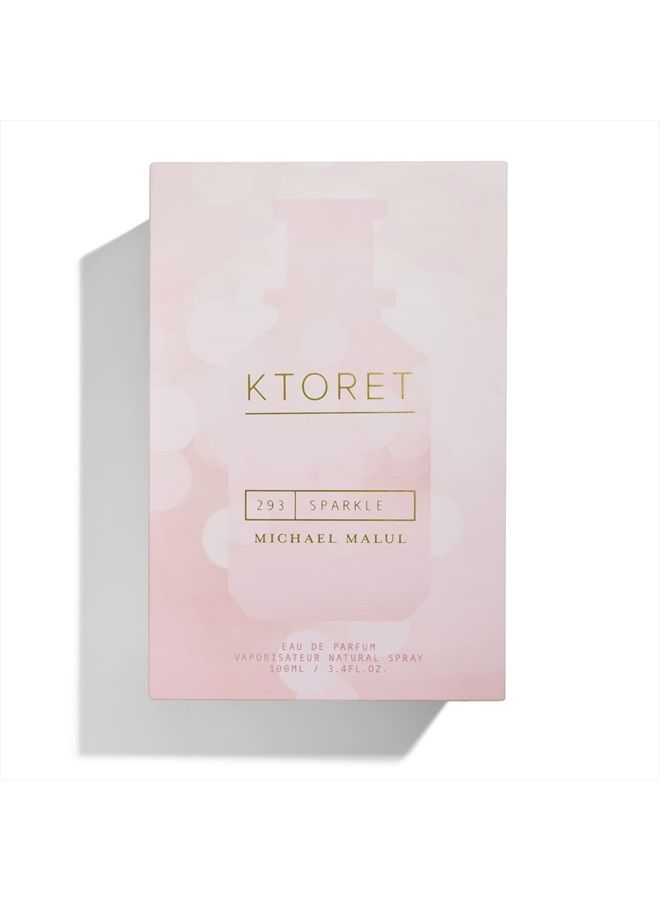 KTORET 293 Sparkle, Women's Eau de Parfum, Fragrance for Women, 3.4 oz Perfume