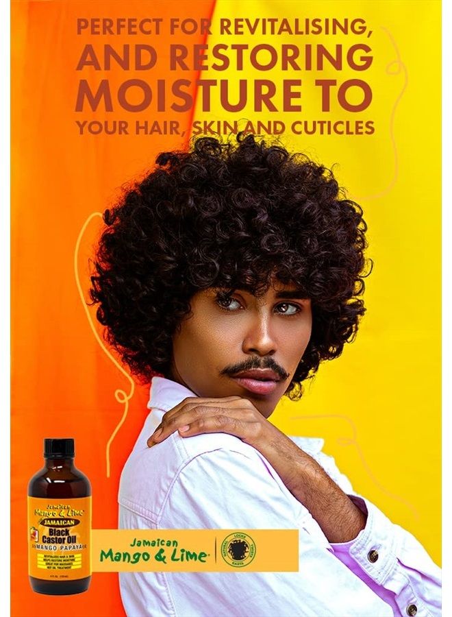Black Castor Oil (Mango Papaya) 4oz