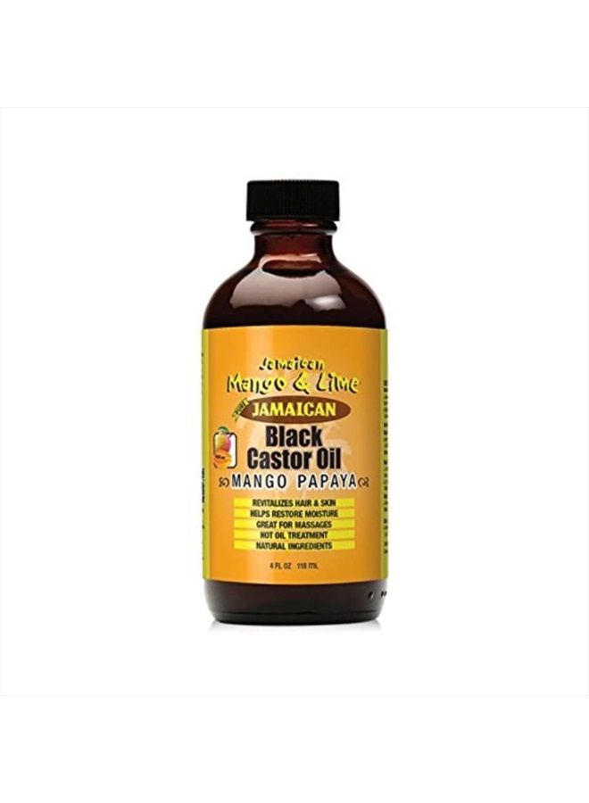 Black Castor Oil (Mango Papaya) 4oz