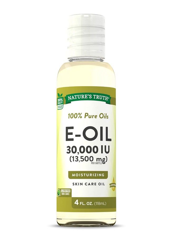Vitamin E Oil For Skin 30000 Iu | 100% Pure | 4 Oz | Lemon Scented | Gc/Ms Tested