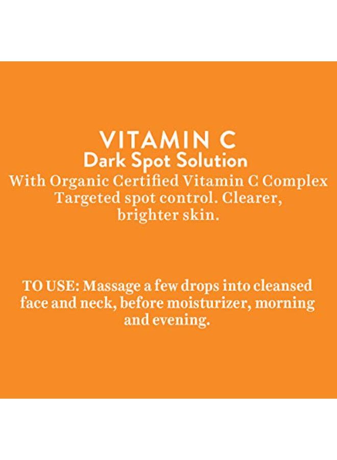 Vitamin C Dark Spot Solution Serum 30Ml | Brightening, Radiant Skin, Reduce Pigmentation |All Skin Tone | Sls & Paraben Free