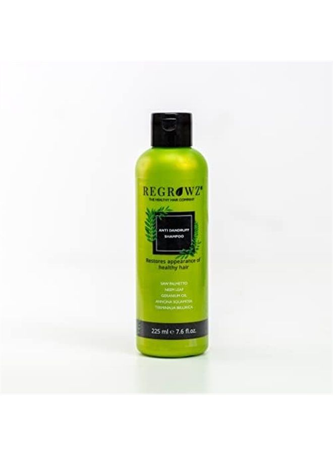 Anti-Dandruff Shampoo for Dandruff, Relieves Itchy, Flaky or Dry Scalp 225ml