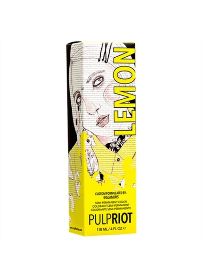 Pulp Riot Semi-Permanent Hair Color 4oz- Lemon