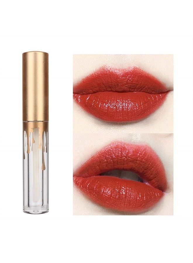 10 pcs Empty Lip Gloss Tubes, Transparent and Glod Plastic Lip Gloss Tube Containers DIY Lipstick Balm Travel Makeup Transparent Bottle With Matte Gold Cap Lip Gloss Bottles