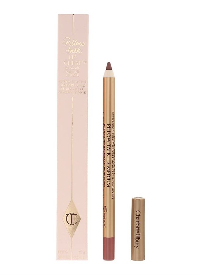 LIP CHEAT PILLOW TALK MEDIUM #2 (Warm berry-pink lip liner pencil)