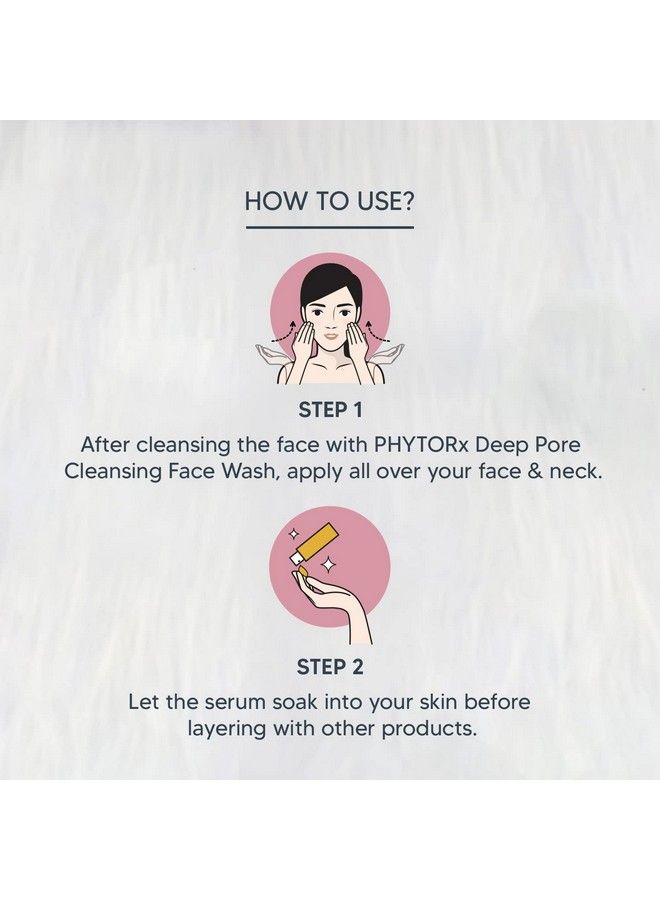 Phytorx Aha+Bha Booster Serum ; With Glycolic Acid Salicylic Acid & Lactic Acid ; Gentle Exfoliator ; Clarifies Skin; 30Ml