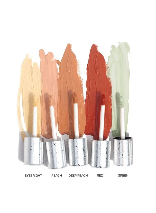 Fitglow Beauty - Correct+ Skin Tone Balancing Makeup Corrector | Vegan, Woman-Owned Clean Beauty (Peach, 0.2 oz | 6.2 ml)