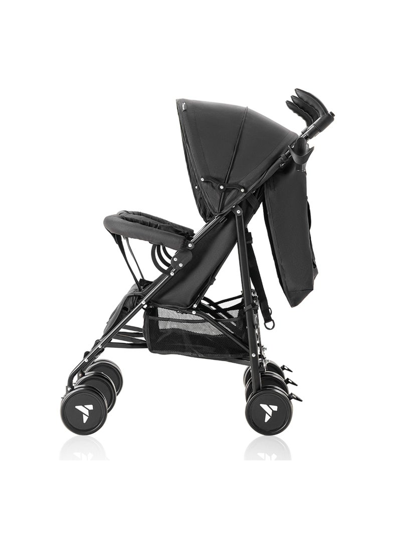 Lightweight Baby Twin Stroller Fellow, Easy To Maneuver - Black