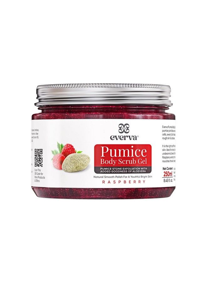 Pumice Body Scrub Gel With Added Goodness Of Aloe Vera And Raspberry 250 Ml.