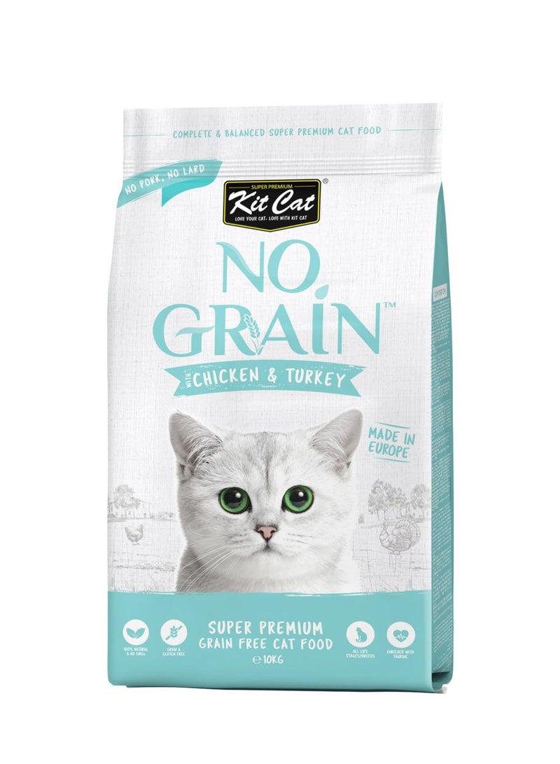 Kit Cat No Grain With Chicken And Turkey ( 1 Kg )